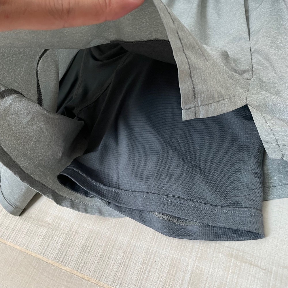 Nike Running 2-In-1 Double Shorts Gray Size Xxl - image 7